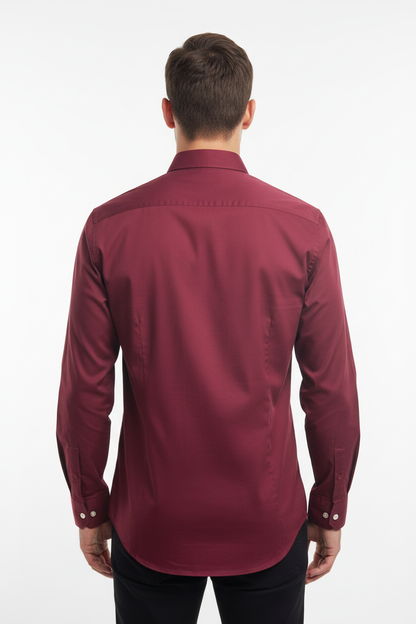 Back view - U.S. Polo Assn. Burgundy Shirt